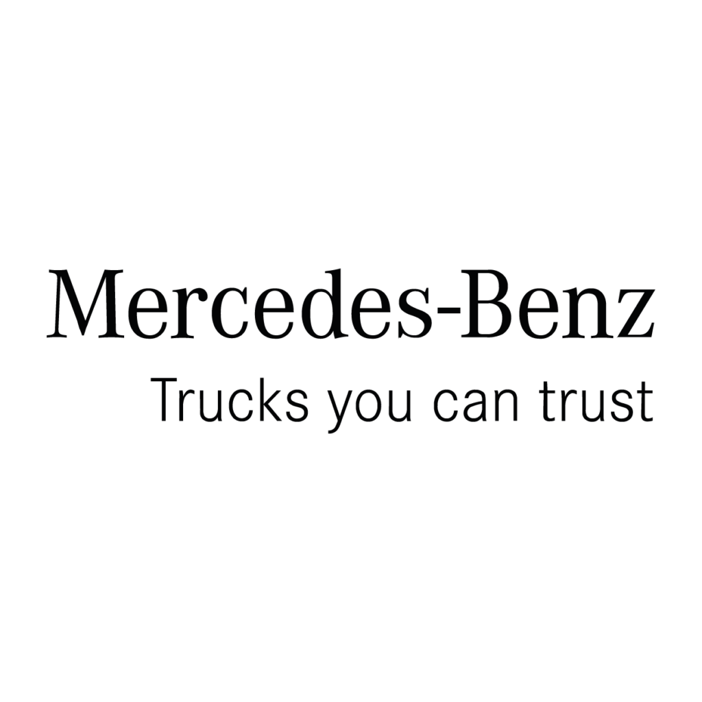 Logo Mercedes-Benz Trucks in Schwarz
