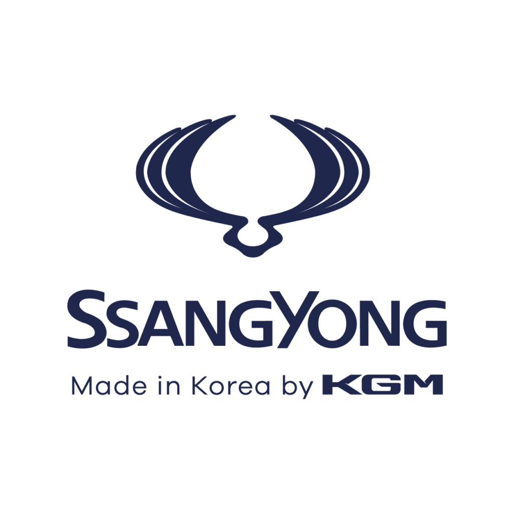 Logo SsangYong in Blau